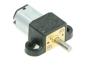 Bracket fitted to micro gear motor